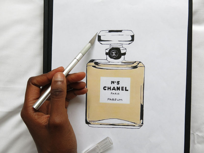 Chanel No 5 Perfume Clutch DIY Tutorial