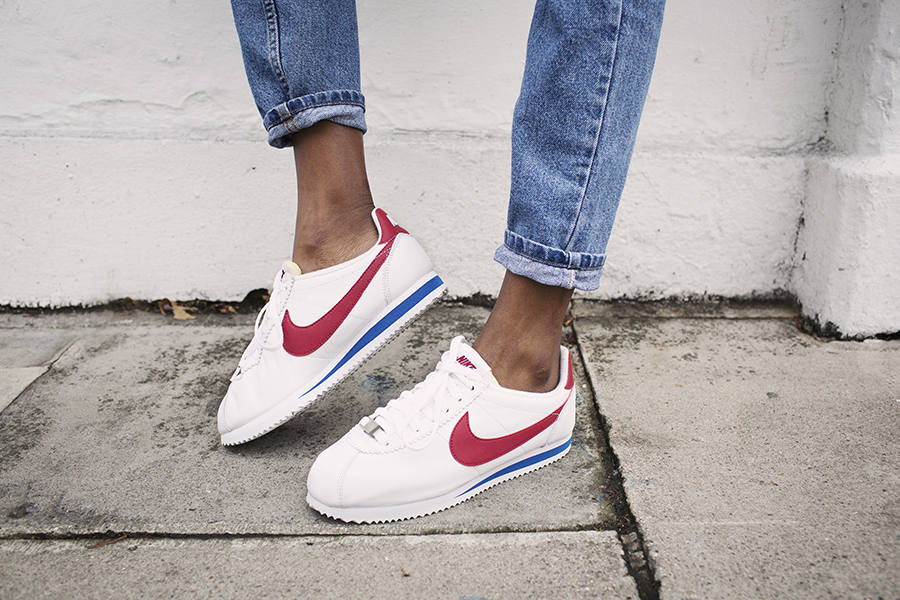 Nike cortez denim sales